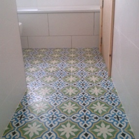 Encaustic Tiles Bathroom Floor