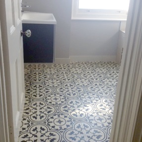 Encaustic Tiles in Bathroom London