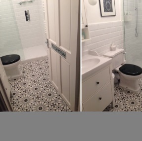 Encaustic Tiles in bathroom