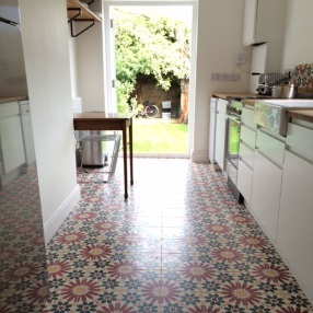 Moroccan Cement Tiles in Kitchen