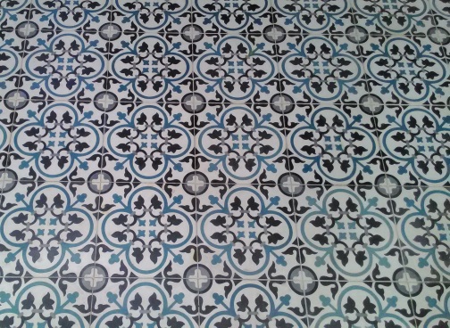 Moroccan Tiles in Living Room