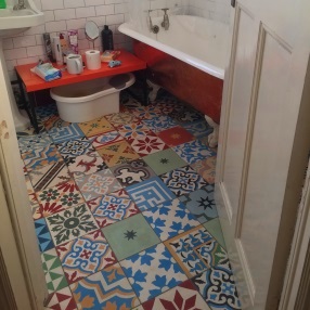 Encaustic Tiles in bathroom